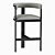 Darla Brass Bar Stool: Elegant Design, Superior Quality 3D model small image 1