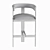 Darla Brass Bar Stool: Elegant Design, Superior Quality 3D model small image 6