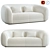 Contemporary Barnabas Sofa: Elegant & Spacious 3D model small image 4