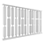 Elegant Room Divider 3D model small image 4