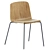 Elegant Wooden Upholstered Chair Rama 3D model small image 1