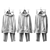 Sporty Tracksuit Set: Stylish and Comfortable 3D model small image 3