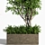 Concrete Box Outdoor Plant: Stunning and Low-Maintenance 3D model small image 3