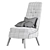 FIONA Armchair: Exquisite Design by Hamilton Conte 3D model small image 6