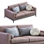 Copenhaga Leather Sofa: Elegant and Luxurious 3D model small image 4