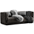 Sonrad Luxury Sofa by Fendi 3D model small image 3