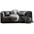 Sonrad Luxury Sofa by Fendi 3D model small image 4