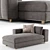 Luxurious Minotti FREEMAN Chaise: Crafted Elegance 3D model small image 4