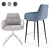 Nicolas OLIVA Upholstered Chair & Stool 3D model small image 3