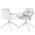 Nicolas OLIVA Upholstered Chair & Stool 3D model small image 4