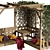 Elegant Outdoor Pergola Design 3D model small image 5