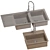 BLANCO LEGRA Sink Set: Stylish, Versatile, High-Quality 3D model small image 3