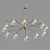 Elegant Selva Chandelier: Handcrafted Artistry 3D model small image 1