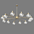 Elegant Selva Chandelier: Handcrafted Artistry 3D model small image 3