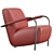 Modern LX965 Armchair: Comfort and Style 3D model small image 3