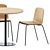 Elegant Sarek Table & Rama Chair 3D model small image 5
