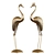 Bronze Pair of Cranes - 52cm 3D model small image 1