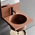 Elle Round Washbasin: Elegant and Functional 3D model small image 2