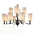 Elegant Richmond Chandelier: 90cm Width, 65cm Height 3D model small image 1