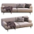 Sleek Poliform Tribeca Sofa 3D model small image 2