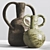 Ceramic Vases with Handles - Zara Home 3D model small image 1