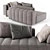 Minotti Freeman Duvet Daybed: Ultimate Comfort & Style 3D model small image 4