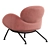 BAIXA Softline Velvet Armchair 3D model small image 6