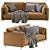 Stylish and Comfortable DItre Italia Sofa 3D model small image 5