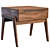 Aiken Modern Side Table: Stylish & Space-Saving 3D model small image 1