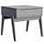 Aiken Modern Side Table: Stylish & Space-Saving 3D model small image 2