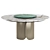 Oscar Round Table: Elegant and Modern 3D model small image 2