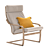 Stylish and Comfortable IKEA Poäng Armchair 3D model small image 1