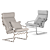 Stylish and Comfortable IKEA Poäng Armchair 3D model small image 4