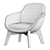 GHIRLA Modern Armchair: Stylish, Versatile, Luxury 3D model small image 6