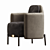 Luxury Corona Armchair 3D model small image 2