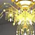 Sleek Tech Chandelier 3D model small image 1