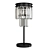 Elegant Palacial Bronze Table Lamp 3D model small image 1
