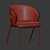 Corfu Dining Chair: Modern Elegance for Your Space 3D model small image 3