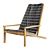 Skagerak Between Lines Deck Chair 3D model small image 1