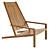Skagerak Between Lines Deck Chair 3D model small image 3