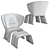 VersaChair: Unisex Comfort Defined 3D model small image 2