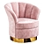 Elegant Besame Chair: Perfect Blend 3D model small image 1