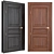 LIGNUM Wooden Doors 3D model small image 1