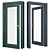 LIGNUM Solid Wood Doors 3D model small image 2