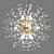 Enchanting Crystal Ball Chandelier 3D model small image 1