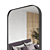 Sleek Framed Mirror 3D model small image 3