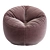 Comfort Cozy Bean Bag Chair 3D model small image 2