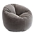 Comfort Cozy Bean Bag Chair 3D model small image 5