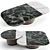 Elegant Visionnaire Miller Marble Set 3D model small image 1