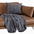 Krisby Leather Sofa: Stylish and Modern 3D model small image 4